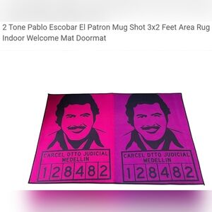 Pablo Escobar rug 3x2 foot.